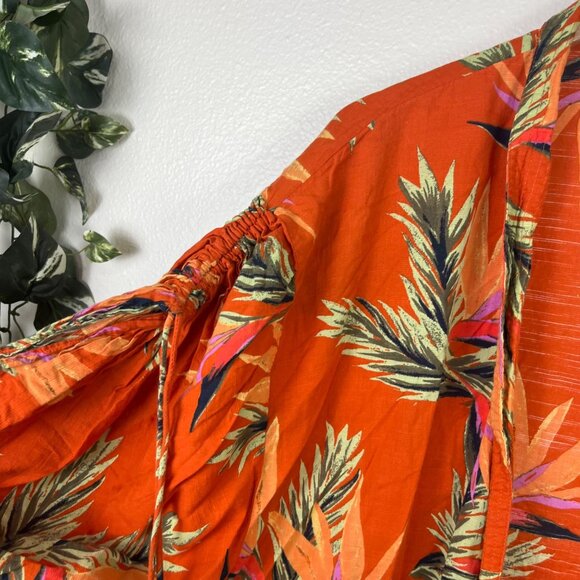 Free People Intimately Read My Palm Kimono Terracotta Women’s Size M - Picture 5 of 9